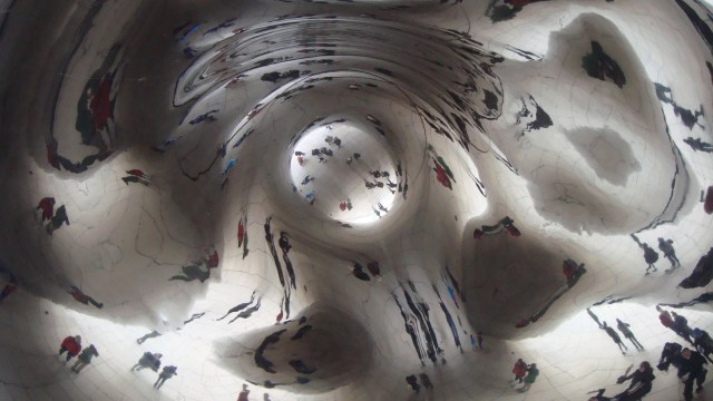 Beneath the Cloud Gate