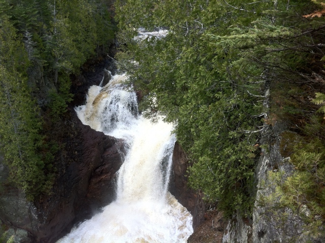 The infamous Devil's Kettle Falls