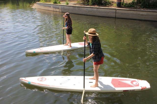 Paddle Boarding the Chain of lakes