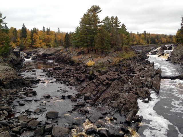 From the swinging bridge